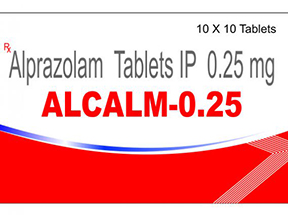 Alprazolam 0.25mg